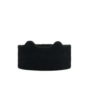 Cropp - Czarna opaska na głowę z uszami - czarny