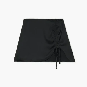 Cropp - Czarna spódnica mini z wiskozy - czarny