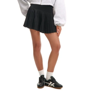 Cropp - Czarna spódniczka mini z plisami - czarny