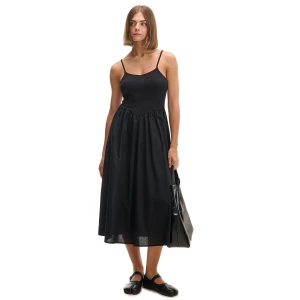 Cropp - Czarna sukienka maxi - czarny