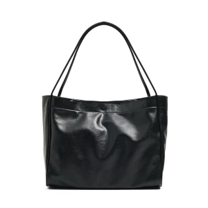 Cropp - Czarna torba shopper na zatrzask - czarny