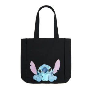 Cropp - Czarna torba shopper Stitch - czarny