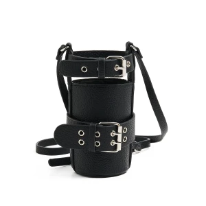 Cropp - Czarna torebka typu tuba - czarny