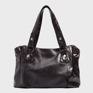 Cropp - Czarna torebka vintage - czarny