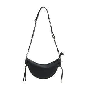 Cropp - Czarna torebka z ozdobnymi wiązaniami - czarny