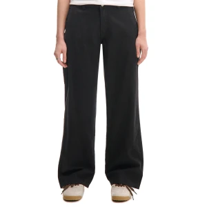 Cropp - Czarne bawełniane spodnie straight fit - czarny