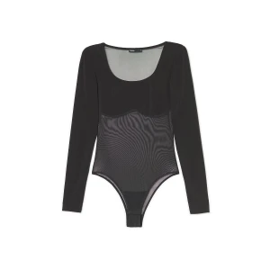 Zdjęcie produktu Cropp - Czarne body z długim rękawem - czarny