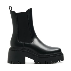 Cropp - Czarne botki chelsea - czarny