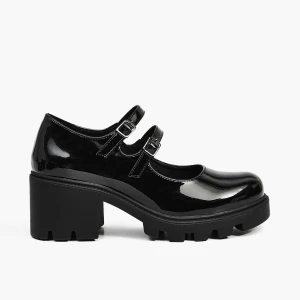 Zdjęcie produktu Cropp - Czarne buty Mary Jane na obcasie - czarny