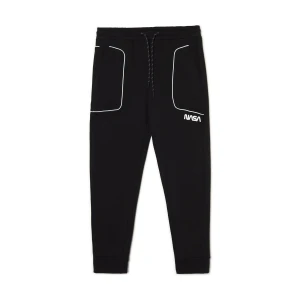 Zdjęcie produktu Cropp - Czarne dresowe joggery NASA - czarny