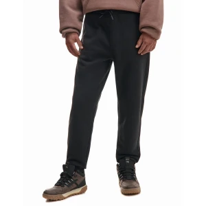 Cropp - Czarne dresowe joggery regular - czarny