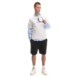 Cropp - Czarne dresowe szorty comfort - czarny