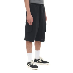 Cropp - Czarne dresowe szorty - czarny