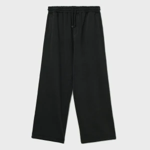 Cropp - Czarne dresy wide leg - czarny