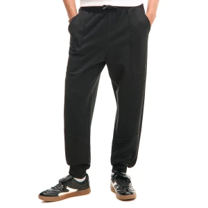 Cropp - Czarne dresy z ozdobnymi panelami - czarny