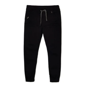 Cropp - Czarne jeansowe joggery - czarny