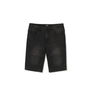 Cropp - Czarne jeansowe skinny - szary