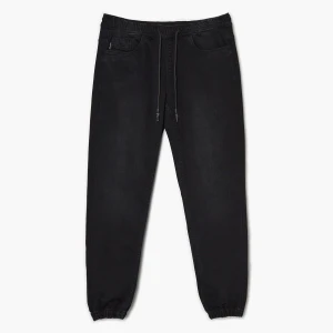 Cropp - Czarne jeansy jogger - czarny