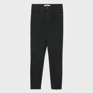 Cropp - Czarne jeansy skinny PETITE - czarny
