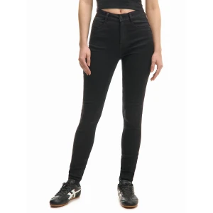 Cropp - Czarne jeansy skinny TALL - czarny