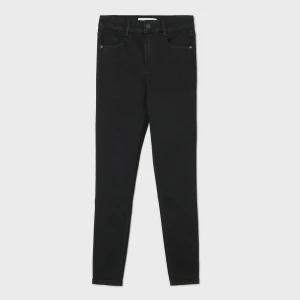 Cropp - Czarne jeansy skinny z kieszeniami - czarny