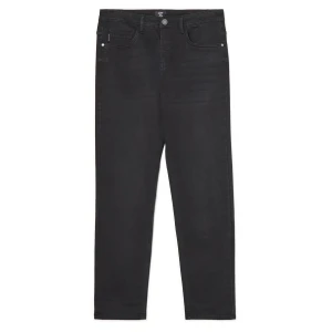 Cropp - Czarne jeansy slim regular - czarny