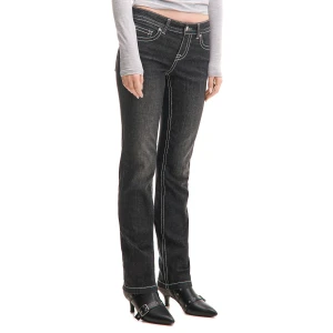 Cropp - Czarne jeansy slim z efektem sprania - czarny