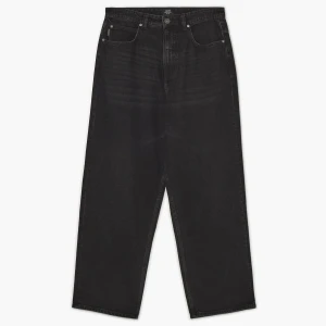 Cropp - Czarne jeansy super baggy z efektem sprania - czarny