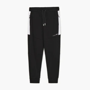 Cropp - Czarne joggery slim z kontrastowymi wstawkami - czarny