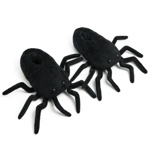 Cropp - Czarne kapcie w kształcie pająków - czarny