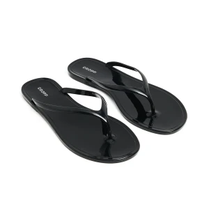 Cropp - Czarne klapki japonki - czarny