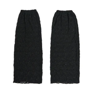 Cropp - Czarne koronkowe getry - czarny