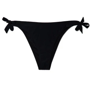 Cropp - Czarne majtki kąpielowe z wiązaniami - czarny