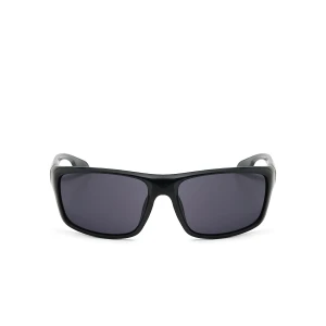 Cropp - Czarne prostokątne okulary przeciwsłoneczne - czarny