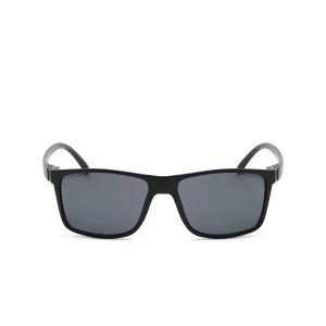 Cropp - Czarne prostokątne okulary przeciwsłoneczne - czarny