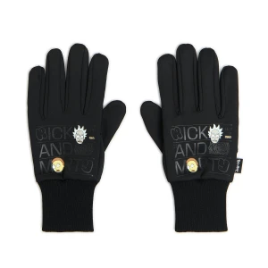 Cropp - Czarne rękawiczki Rick i Morty - czarny