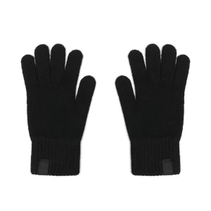 Cropp - Czarne rękawiczki z naszywką - czarny