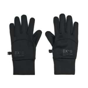 Cropp - Czarne rękawiczki z zapięciem - czarny