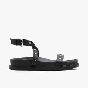 Cropp - Czarne sandały z ćwiekami - czarny