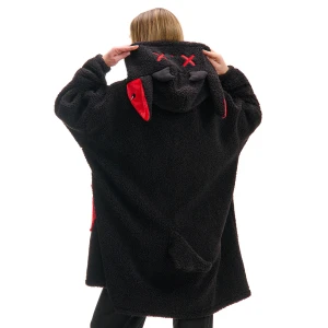 Cropp - Czarne snuddie z motywem kozy - czarny