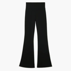 Cropp - Czarne spodnie flare - czarny