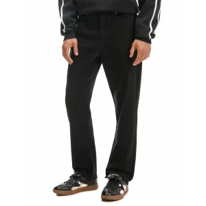 Cropp - Czarne spodnie regular fit - czarny