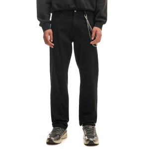 Cropp - Czarne spodnie slim - czarny