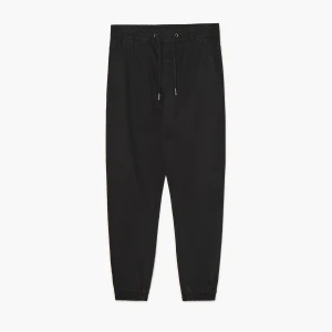 Cropp - Czarne spodnie slim jogger - czarny
