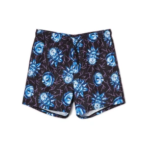 Cropp - Czarne szorty kąpielowe Rick & Morty - czarny