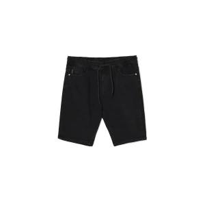 Cropp - Czarne szorty typu jogger - czarny