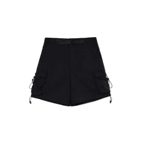 Cropp - Czarne szorty z kieszeniami cargo - czarny