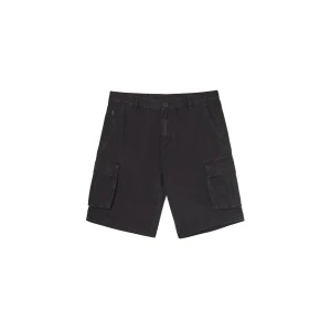 Cropp - Czarne szorty z kieszeniami cargo - czarny