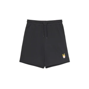 Cropp - Czarne szorty z naszywką - czarny