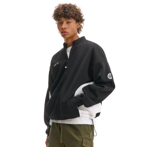 Cropp - Czarno-biała bluza ze stójką - czarny